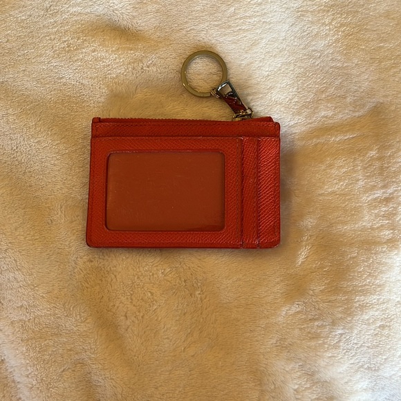 Coach coin pouch coral color - Picture 3 of 6